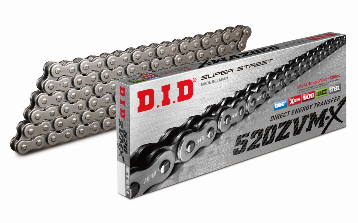 DID drive chain 520ZVMX-98 (98 links) X-RING open + rivet master link