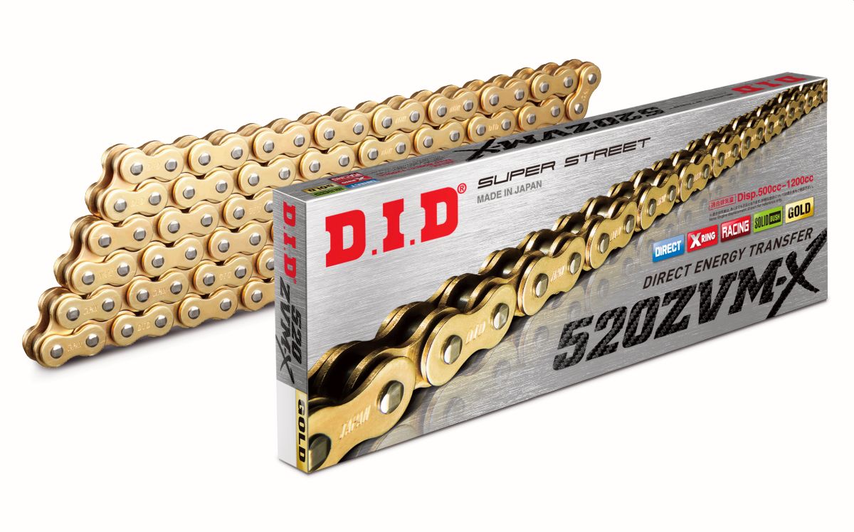 DID 520zvmxg&G-106 chain golden / golden (106 articles) X-RING disconnected + rivet coupling (DID520ZVMXG&G-106)