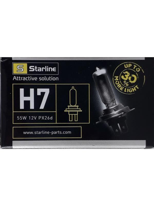 STARLINE žárovka H7 12V 55W PX26D (+30% WIĘCEJ ŚWIATŁA)