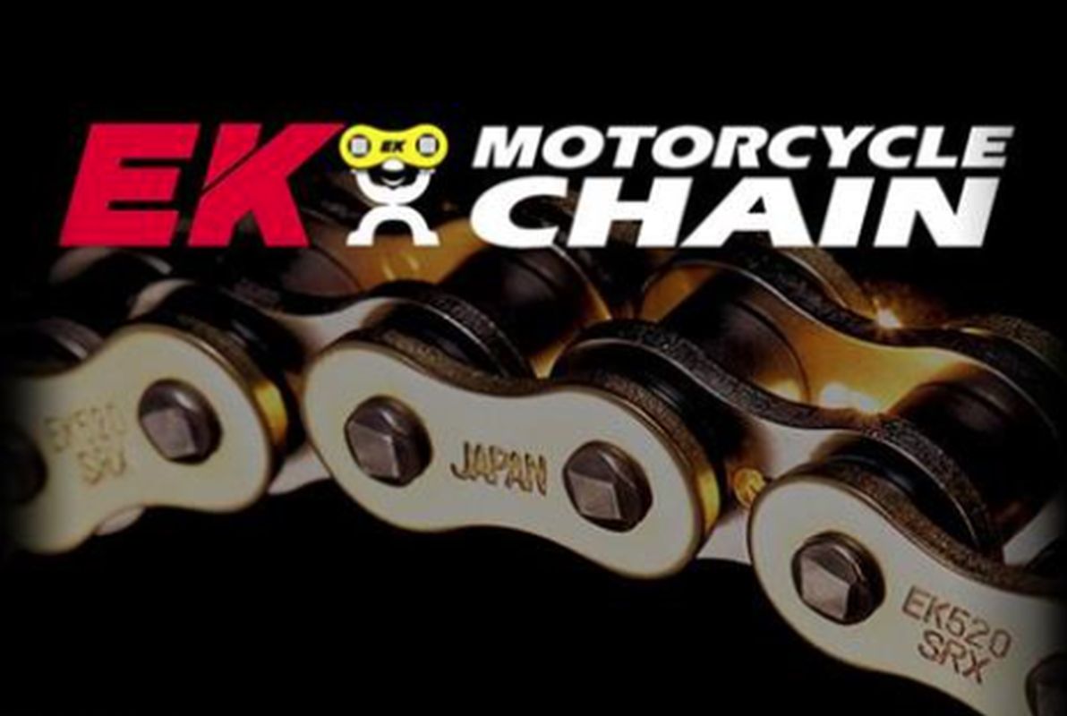 EK hnací řetěz EK428DEH 132 článků (EK428H 132) HEAVY DUTY (DO 125ccm) (21,8KN) vyrobeno v Japonsku spona