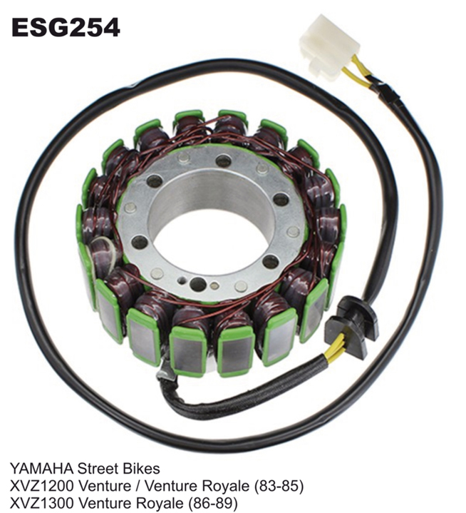ELECTROSPORT vinutí alternátoru (stator) YAMAHA XVZ 1200/1300 VENTURE ROYALE (83-89)