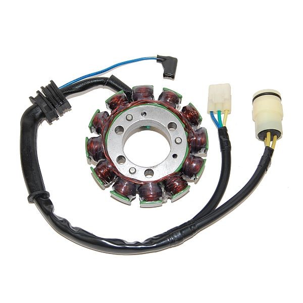 ELECTROSPORT alternator winding (stator) with lights HONDA trx 300fw fourtrax (88-00) (12-pole) (ESG482)