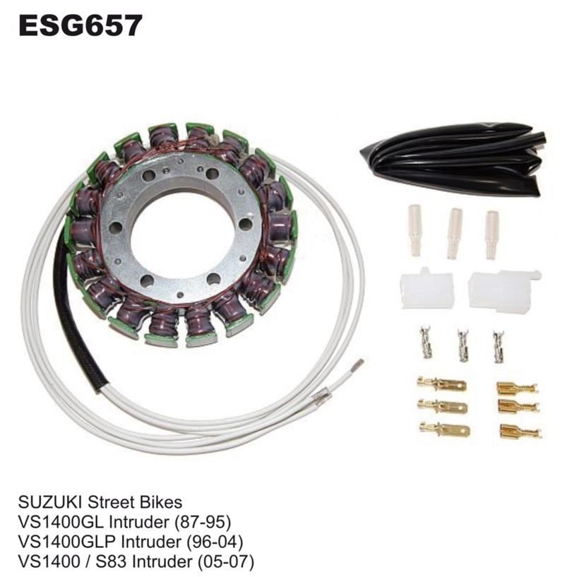 ELECTROSPORT vinutí alternátoru (stator) SUZUKI VS 1400 INTRUDER (87-07)
