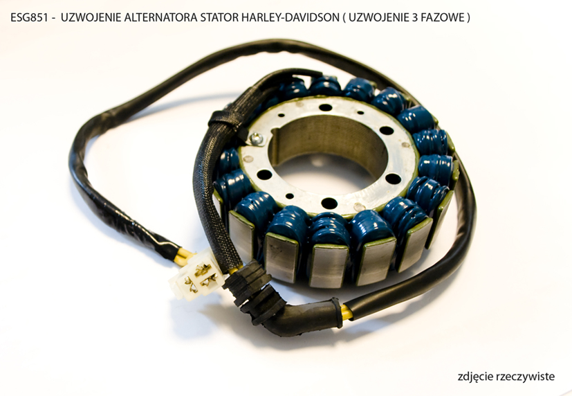 ELECTROSPORT vinutí alternátoru (stator) HARLEY-DAVIDSON ( UZWOJENIE 3 fázové )