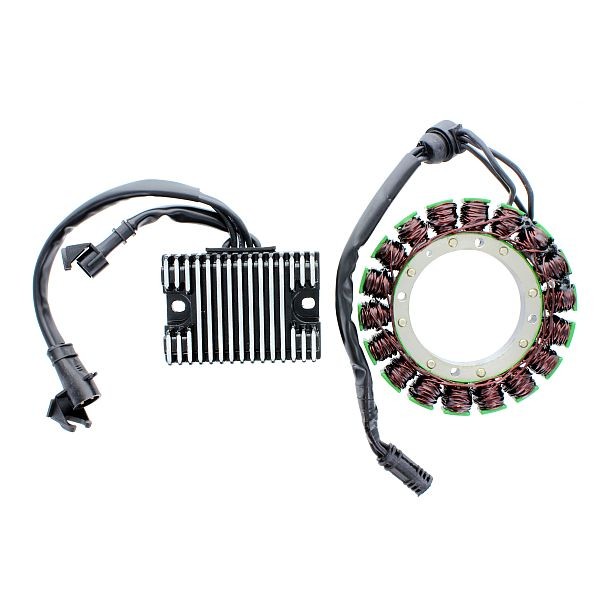 ELECTROSPORT alternator winding (stator) HARLEY DAVIDSON xl sportster 883-1200 07-14 (3-phase + voltage regulator ESR858 in the set) (ESK221)
