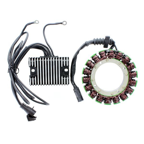 ELECTROSPORT vinutí alternátoru (stator) HARLEY DAVIDSON SOFTAIL (00), DYNA (99-03) (TWIN CAM 88) (3fázový + regulátor napětí ESR852 v kompletu