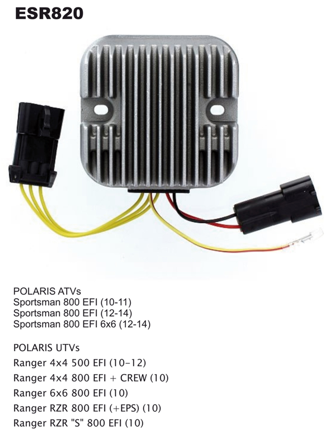 ELECTROSPORT regulátor napětí POLARIS SPORTSMAN 800 EFI 10-14, RANGER 500/800 EFI 10-14