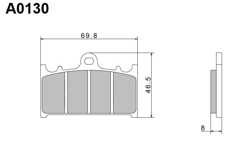 NISSIN brzdové destičky KH158 PREMIUM SEMI-METALLIC (sintrované ) (ECE R90) vyrobeno v Japonsku (2P-214NS) (NISSIN brzdové destičky KH158 PREMIUM)