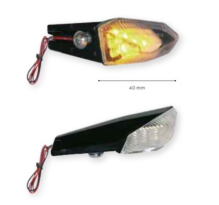 FAR blinkry LED k montáži k registrační značce (komplet - 2 kusy) barva černá (FAR blinkry LED k montáži k registrační značce (komplet - 2 kusy))