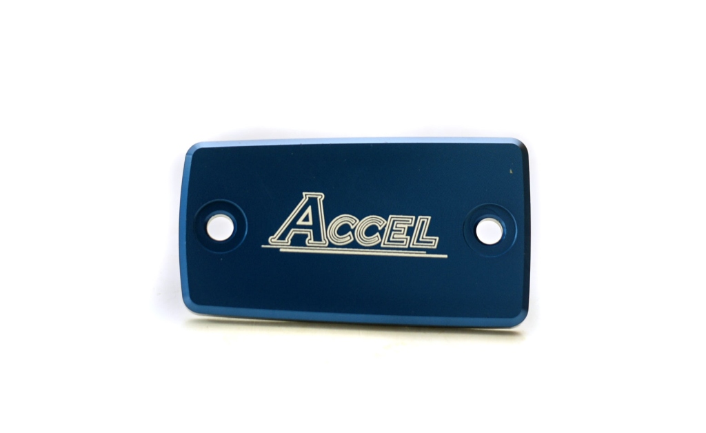 ACCEL kryt brzdové pumpy přední HUSQVARNA TC125/250, FC250-450 18, TE150-300, TX125/300, FE250-501, FX350/450 18-20 (pumpa MAGURA) barva světle modrá -