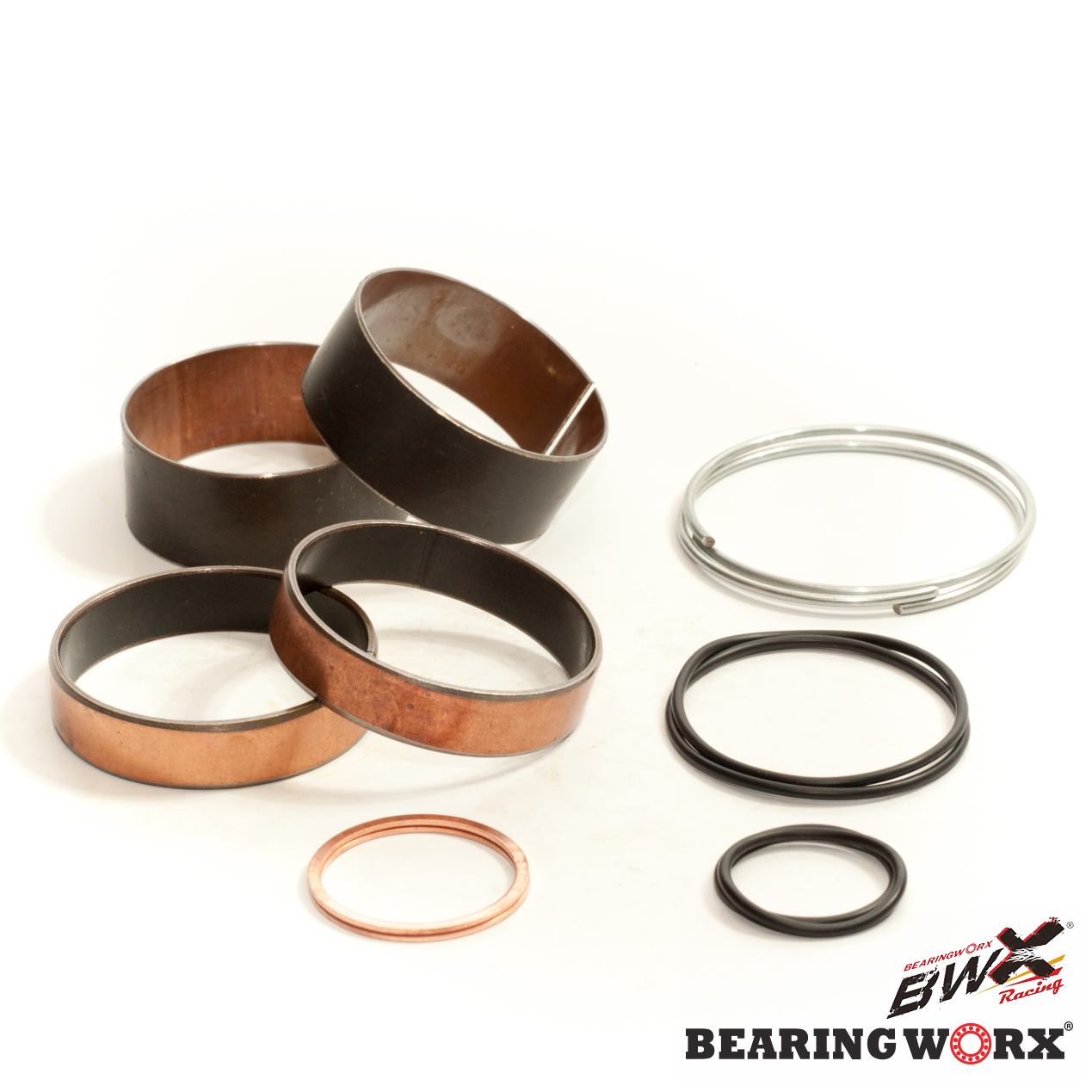 BEARING WORX sada pouzder přední vidlice KTM EXC 125 05-09, SX 125 05-07, SX/SXF/XC/XCF 250 05-07 (38-6054)=FBK60003 (BEARING WORX sada pouzder)