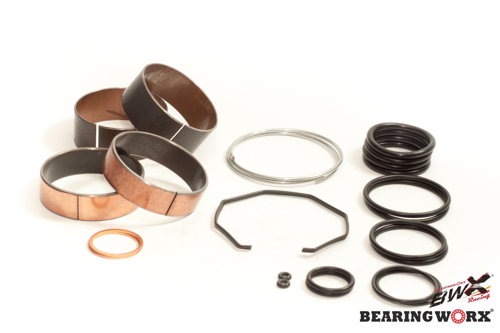 BEARING WORX sada pouzder přední vidlice KAWASAKI YAMAHA YZ125/250/YZF250 05-24, YZF450 05-24 (38-6068)=FBK50005=FBK90003