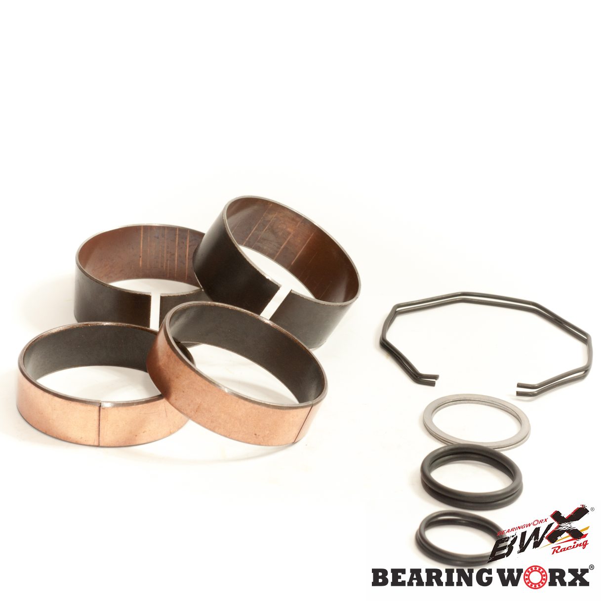 Front telescope bushings set BEARING WORX FBK70004