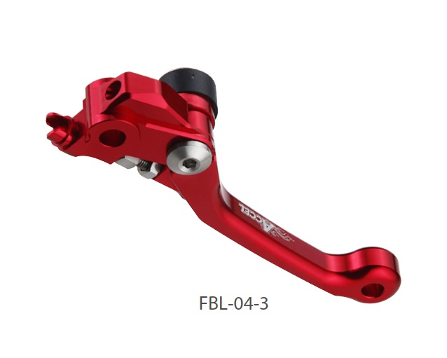 ACCEL výklopná brzdová páčka HONDA CRF 250/450 07-24 barva červená