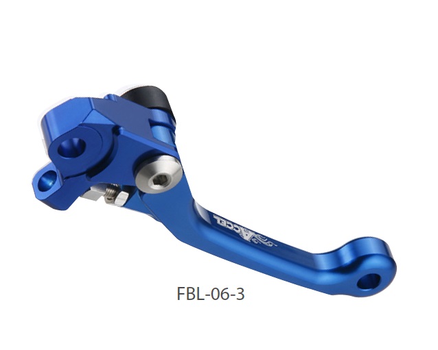 ACCEL výklopná brzdová páčka YAMAHA YZF 250 07-26, YZF 450 08-26, YZ125/250 08-26, barva světle modrá