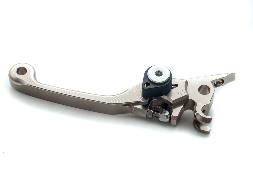 ACCEL výklopná brzdová páčka KTM HUSQVARNA (BREMBO) 05-13 barva titanová -