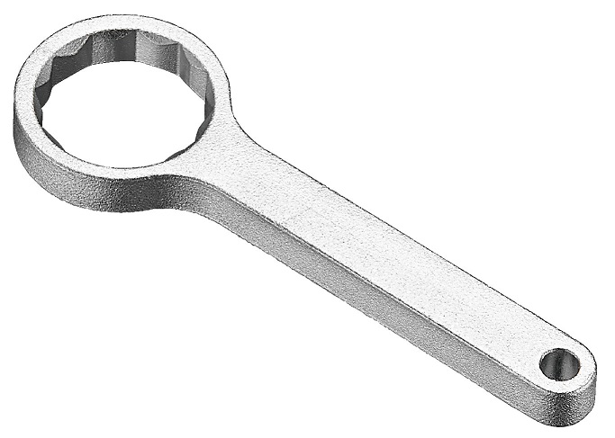 Key to adjust the stiffness of the central shock absorber ( ACCEL FBW-01