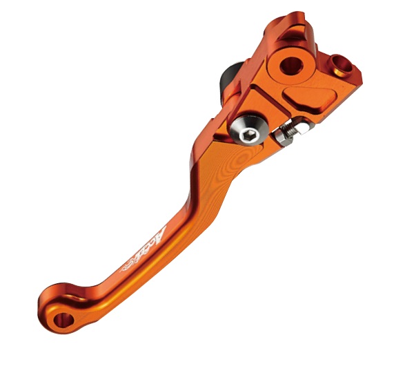 ACCEL výklopná spojková páčka (MAGURA) KTM SXF 450`09-12, SX 125`09-15 barva oranžová (ACCEL výklopná spojková páčka (MAGURA) KTM SXF 450`09-12, SX)