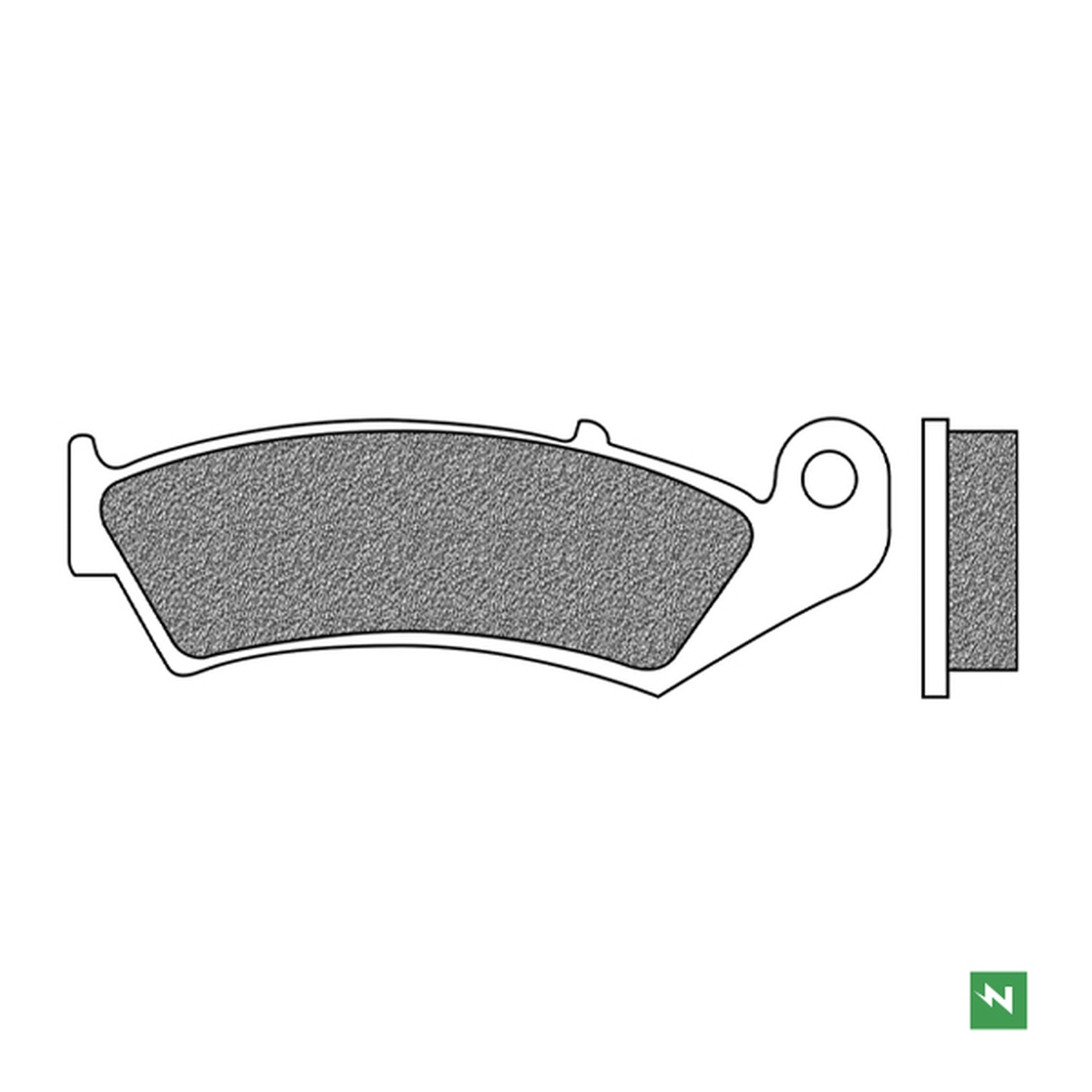 Brake pads rearNEWFREN FD0141