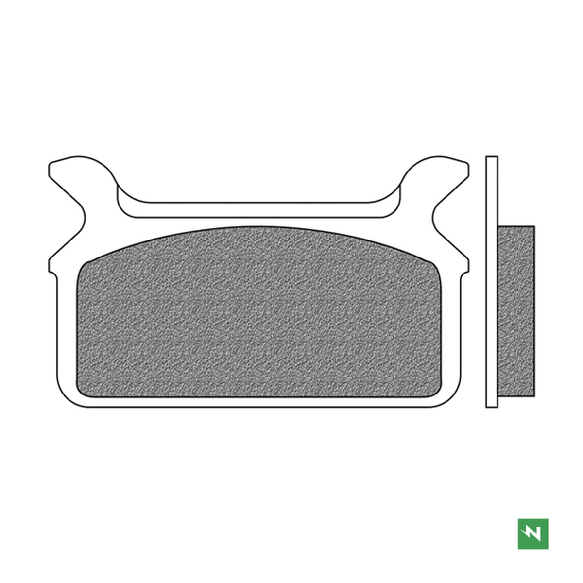 Brake pads rearNEWFREN FD0149