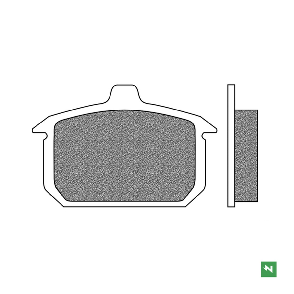 Brake pads rearNEWFREN FD0155