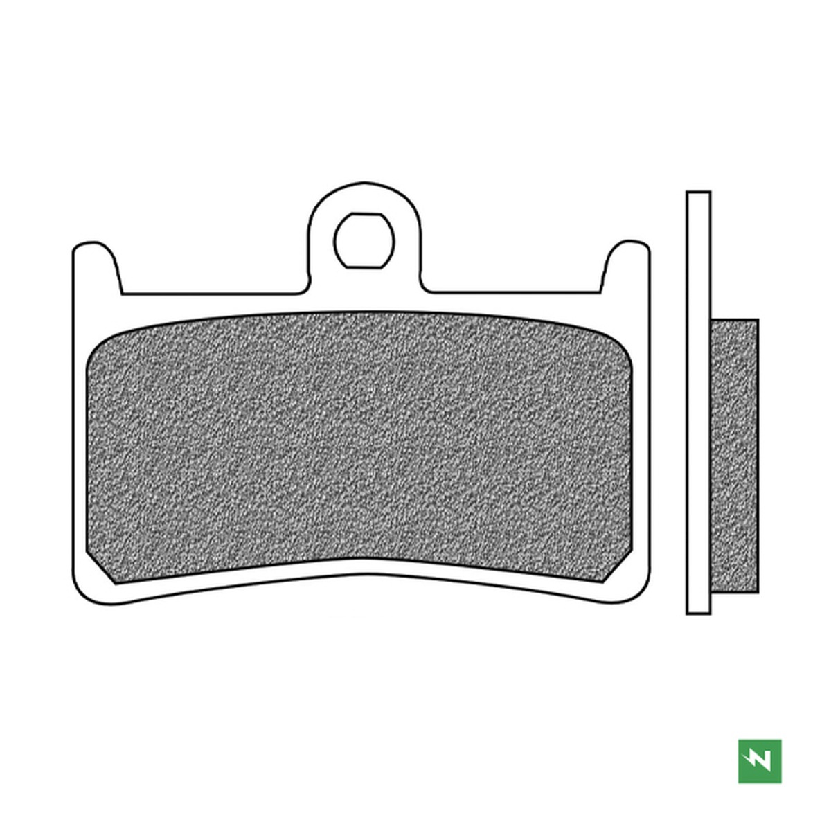 NEWFREN brake pads front KH252 (touring sintered) (FD0190TS1)