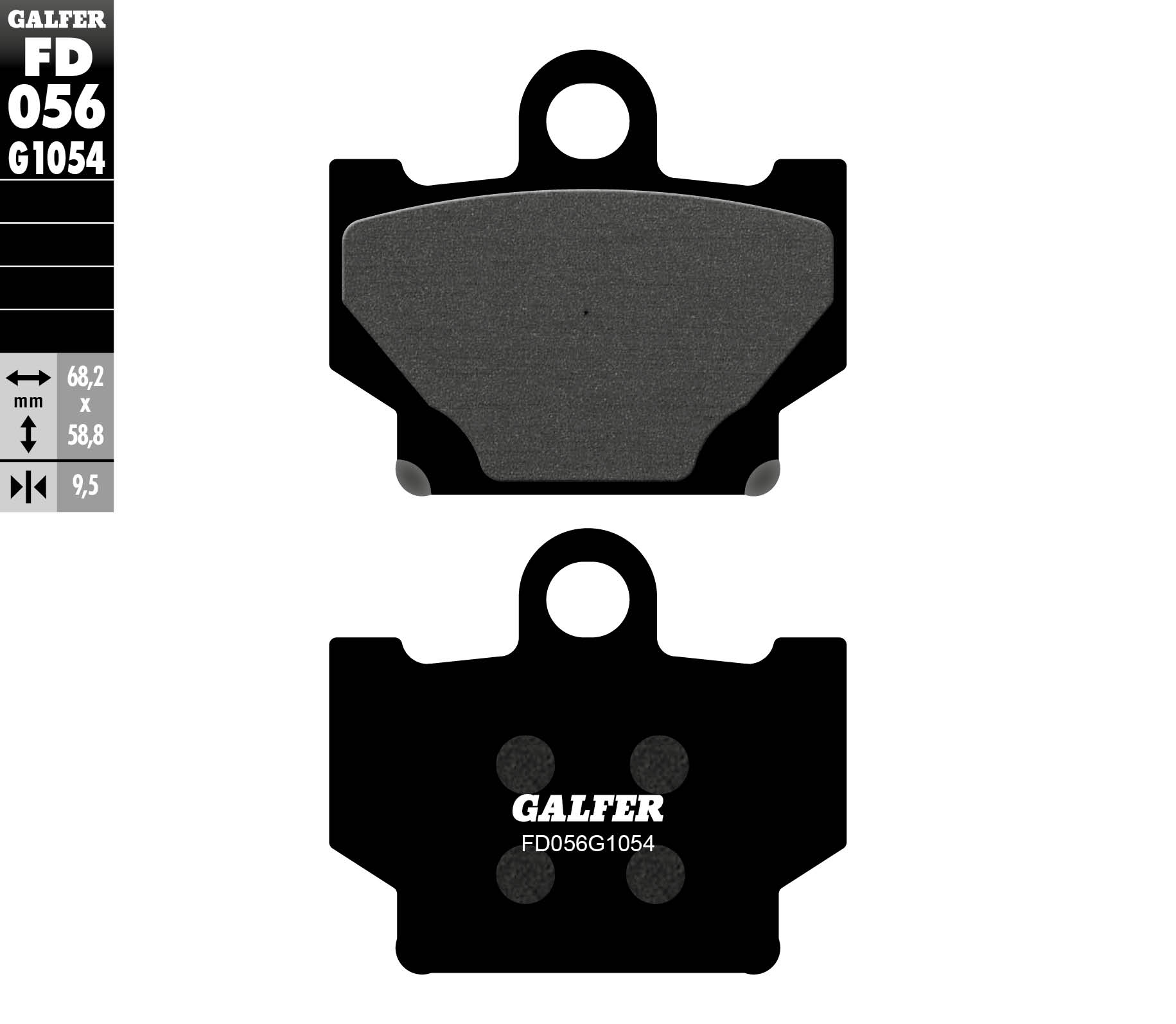 Brake pads GALFER FD056G1054 (KH081)