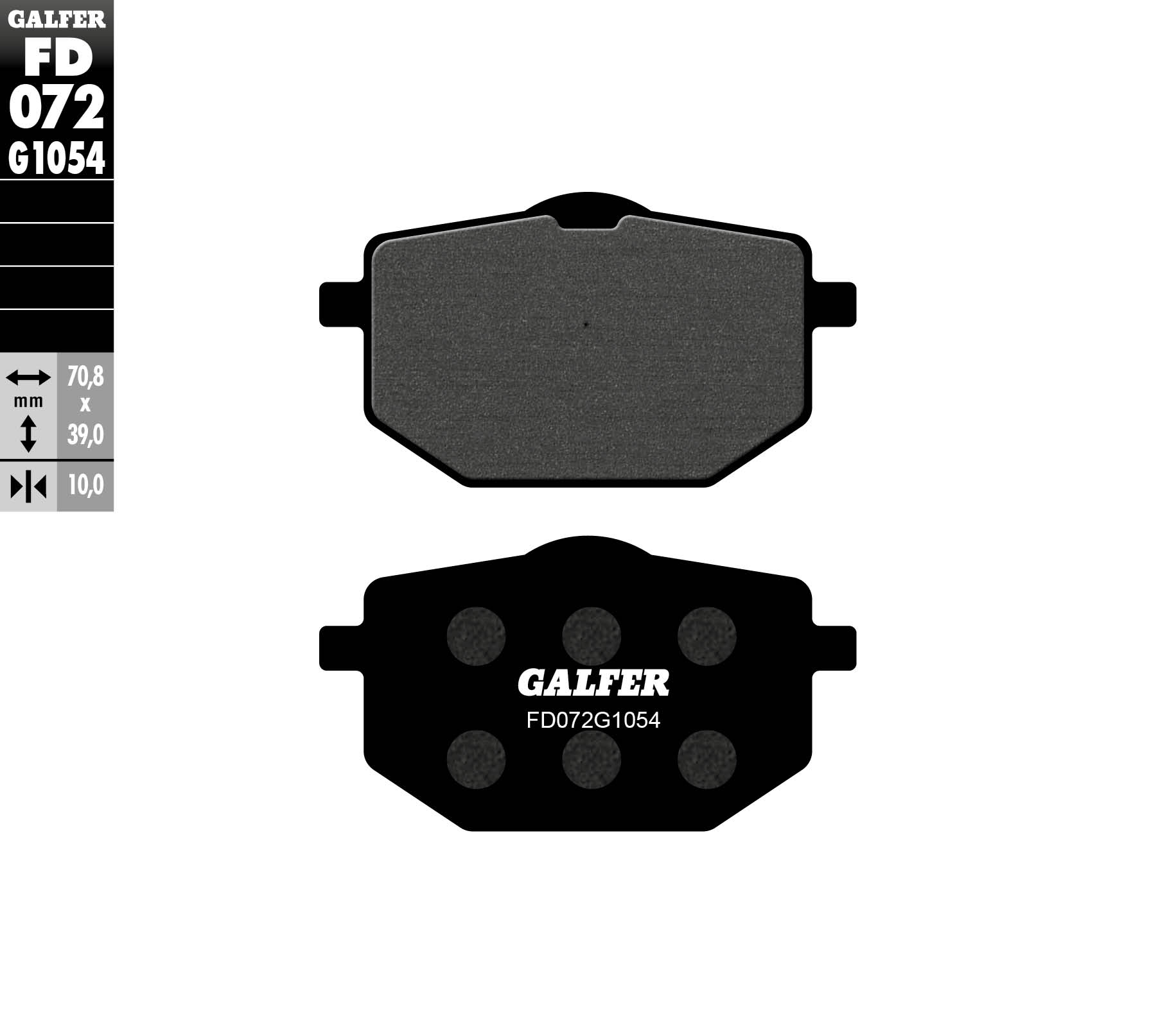Brake pads GALFER FD072G1054 (KH118)