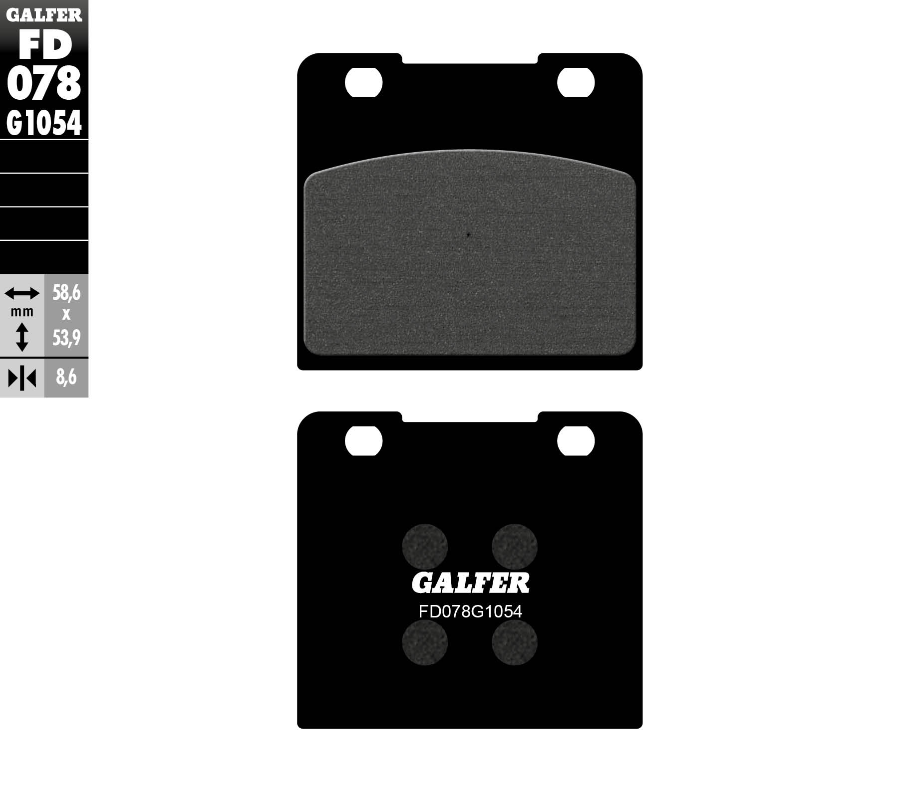 Brake pads GALFER FD078G1054 (KH103)