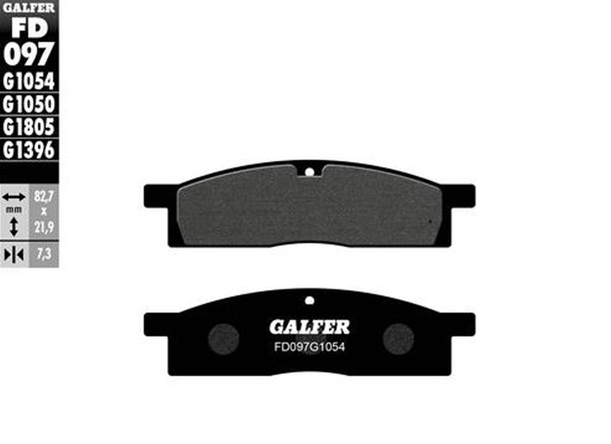 GALFER brake pads KH119 SEMI-METALLIC (FD097G1054)