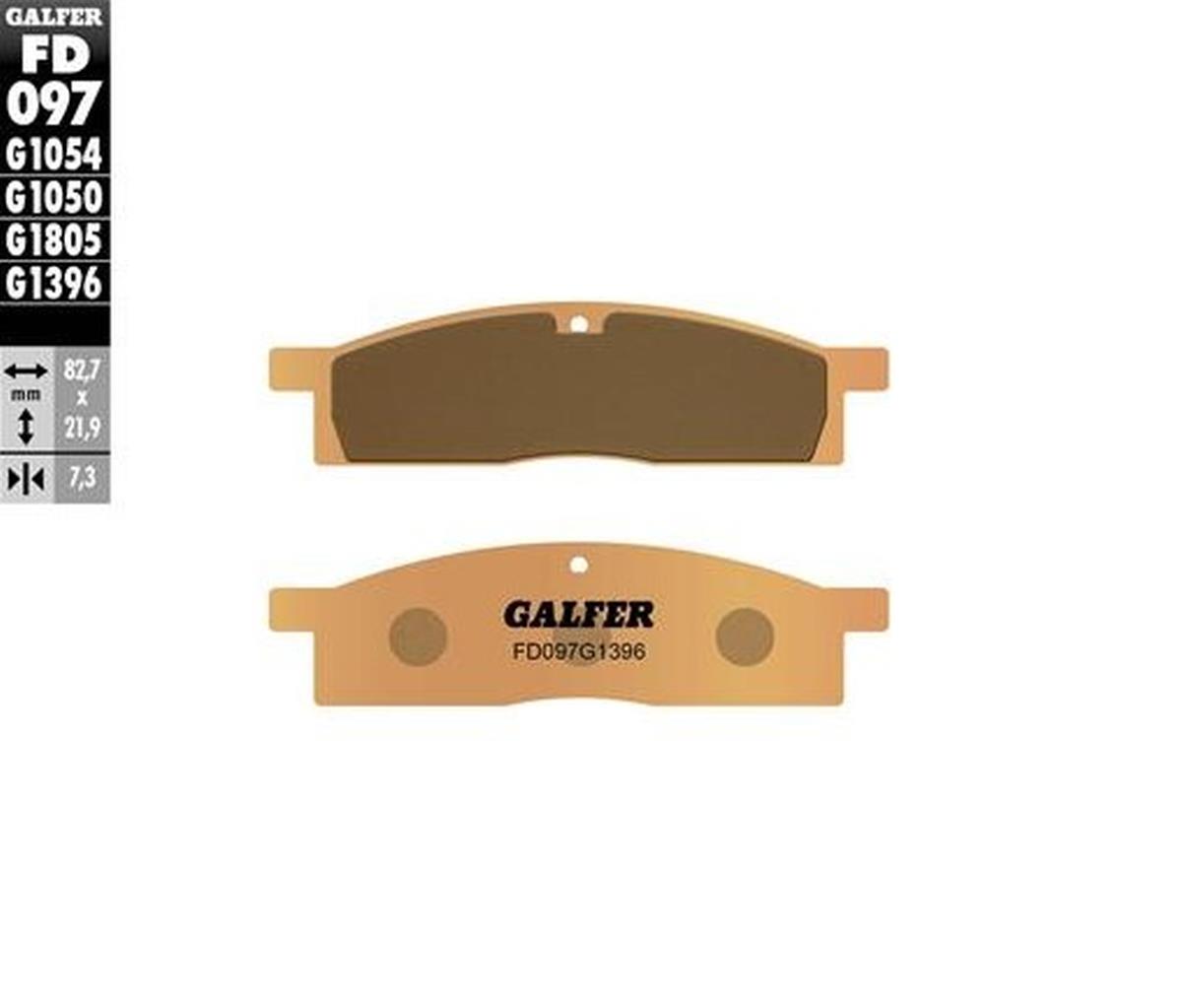 GALFER brake pads KH119 sinteredcolour gold off road (FD097G1396)