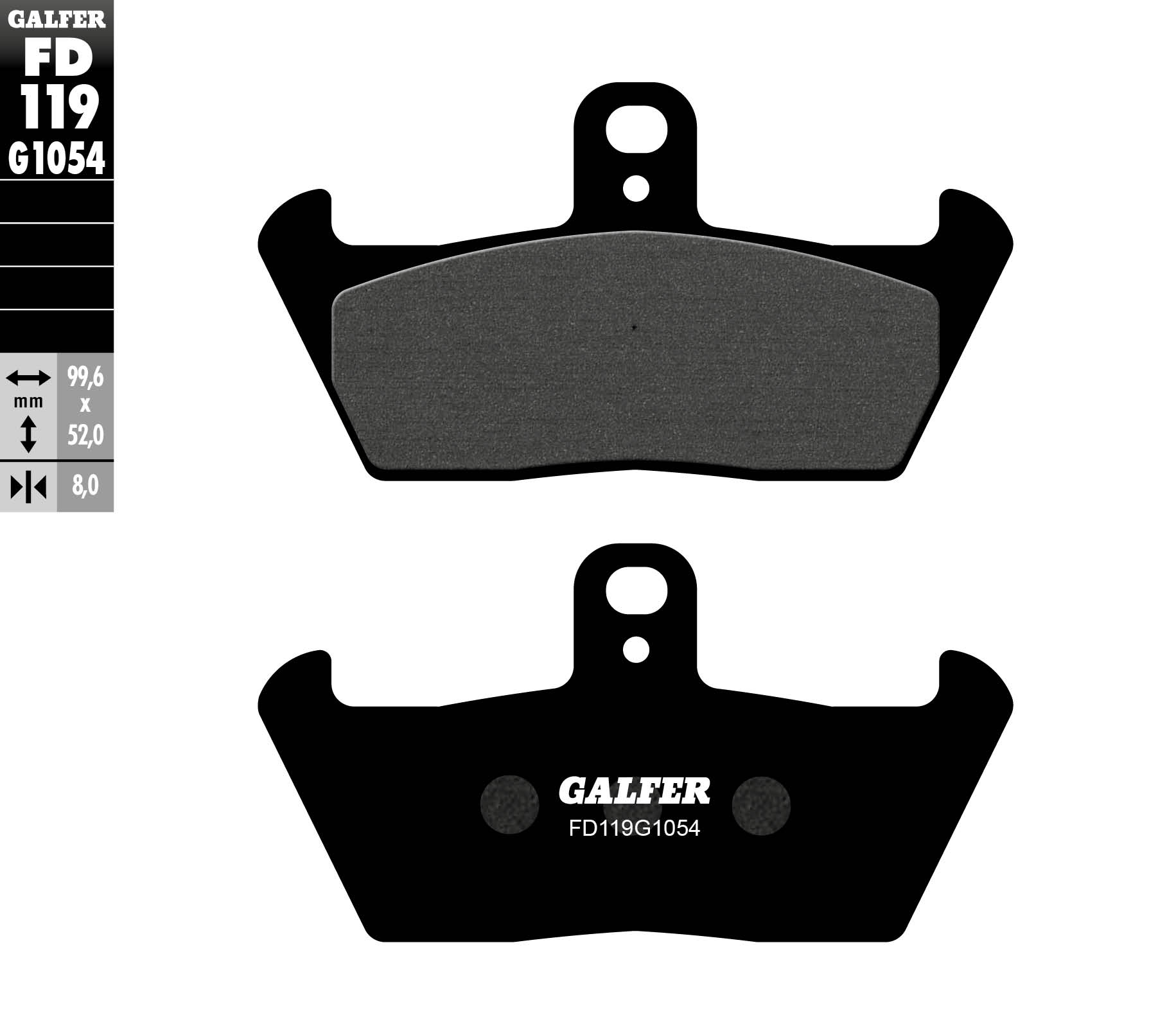 Brake pads GALFER FD119G1054