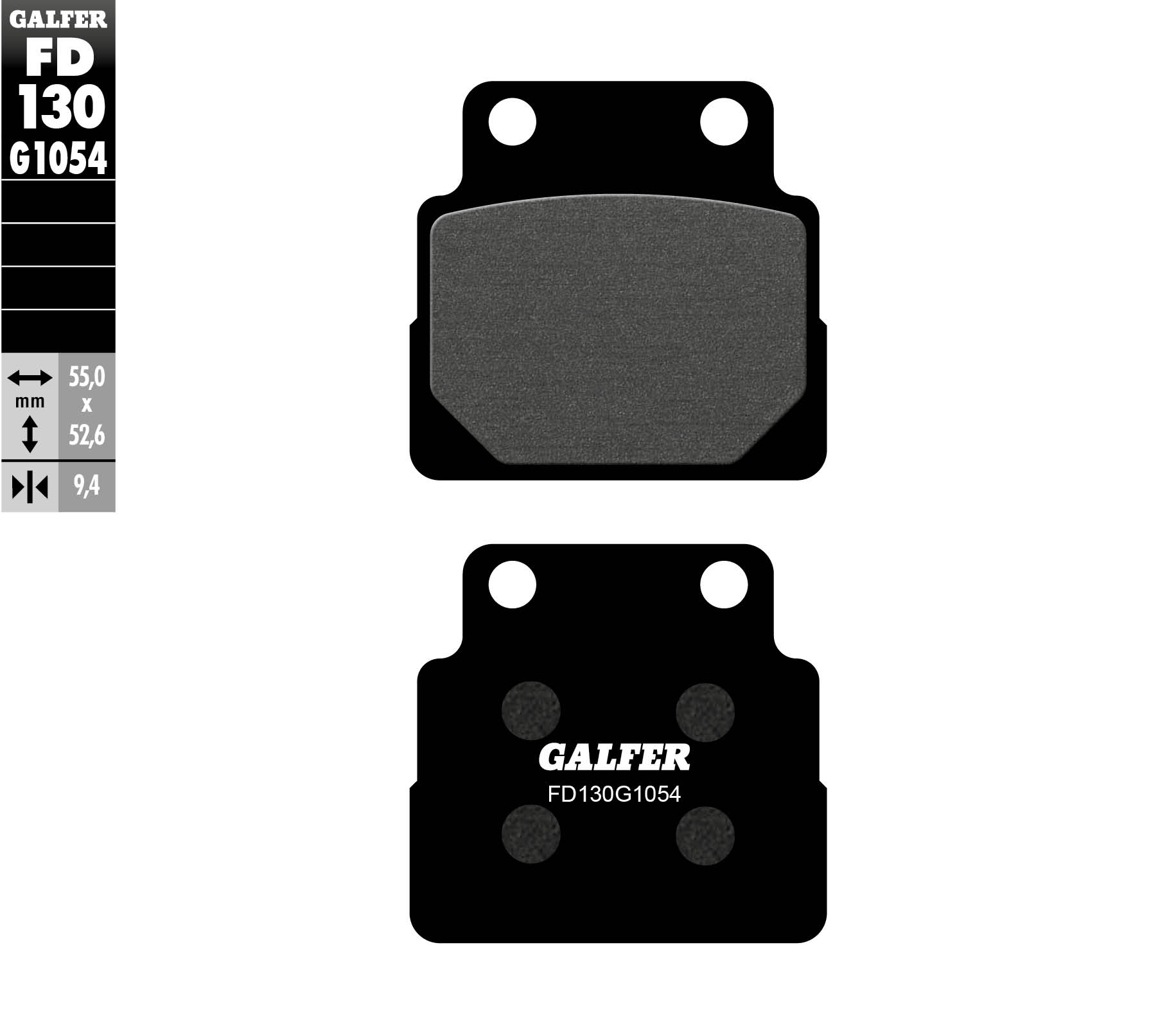 Brake pads GALFER FD130G1054 (KH122)