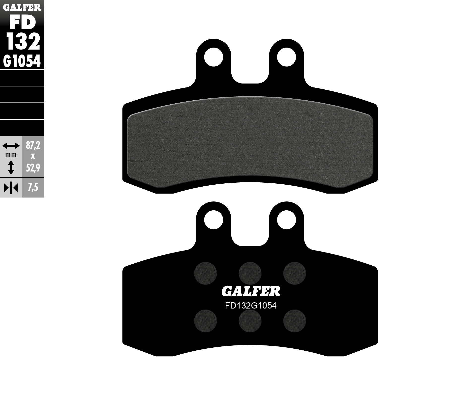 Brake pads GALFER FD132G1054 (KH177)