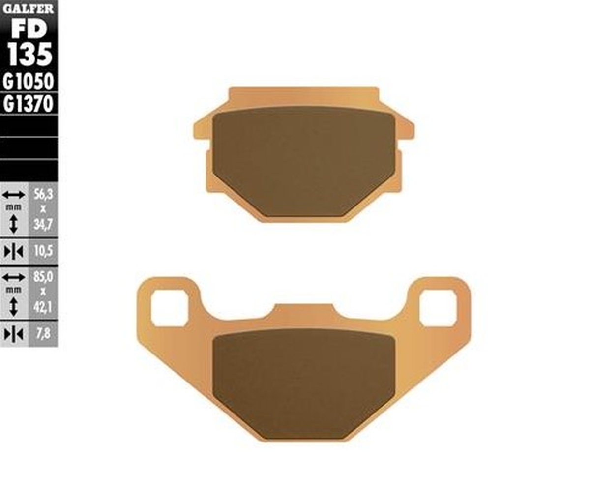 GALFER brake pads KH173 sintered(FD135G1370)
