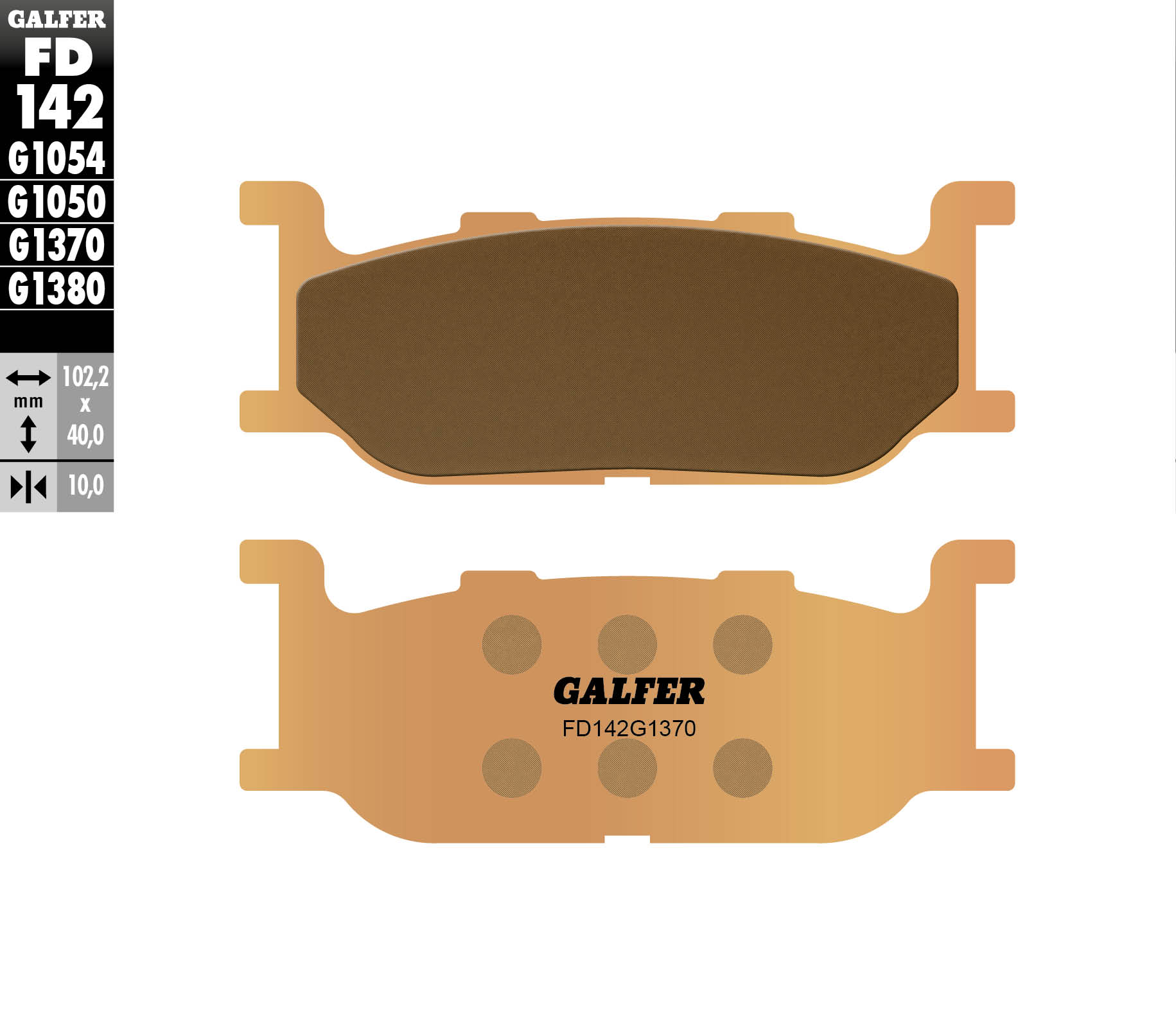Brake pads GALFER FD142G1370 (KH179)