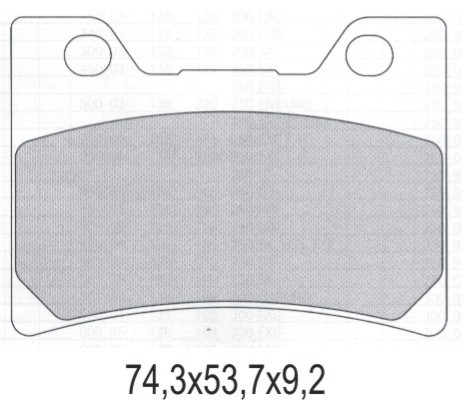 Brake pads GALFER FD143G1370