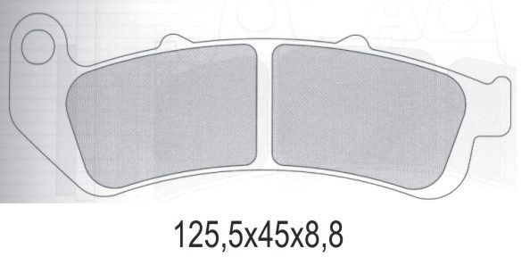 Brake pads GALFER FD155G1651 (KH189)