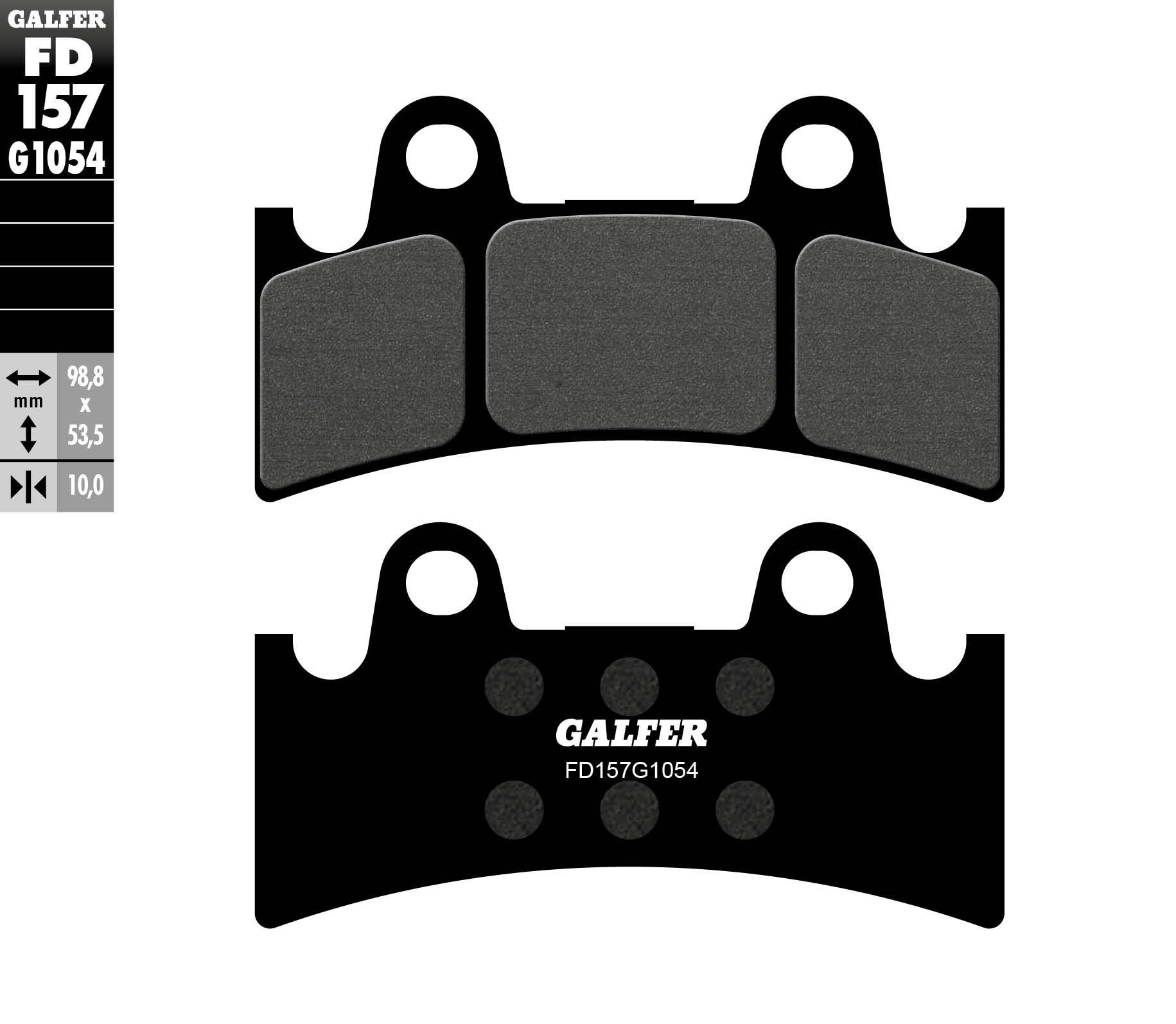 Brake pads GALFER FD157G1054 (KH190)