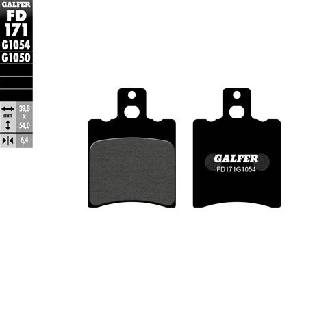 GALFER brake pads KH206 SEMI-METALLIC (FD171G1054)