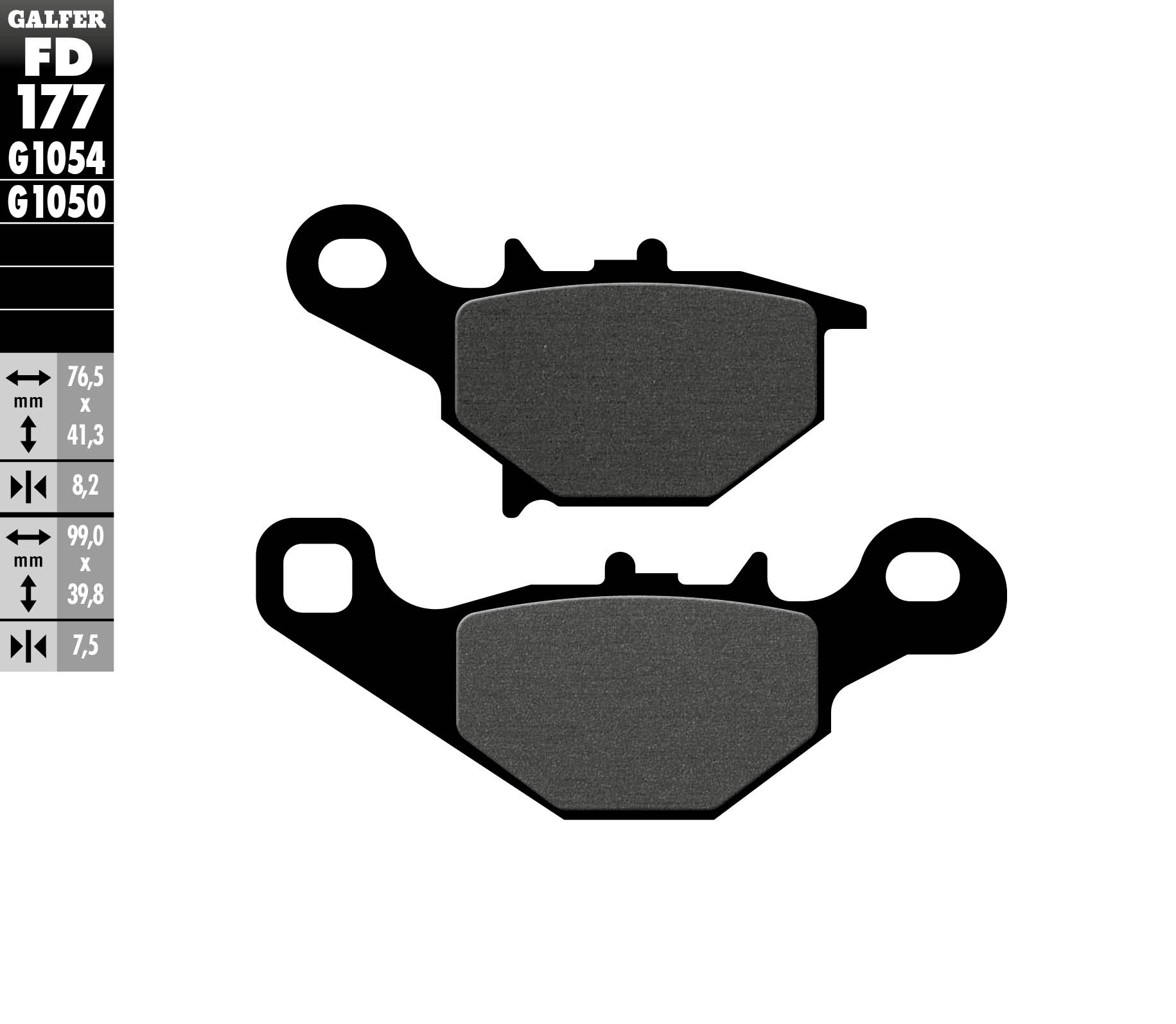 Brake pads GALFER FD177G1054 (KH230)