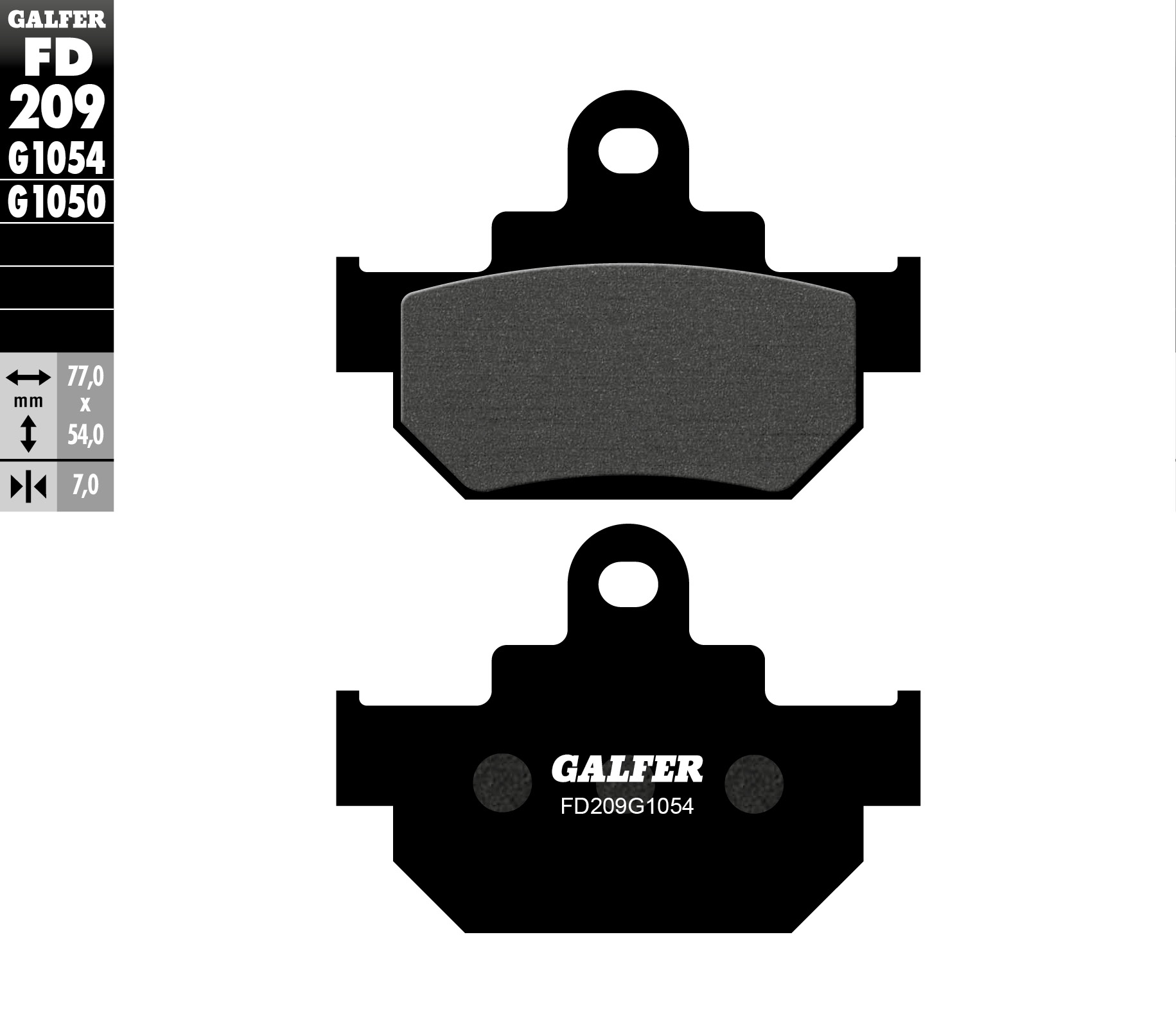 Brake pads GALFER FD209G1054 (KH106)