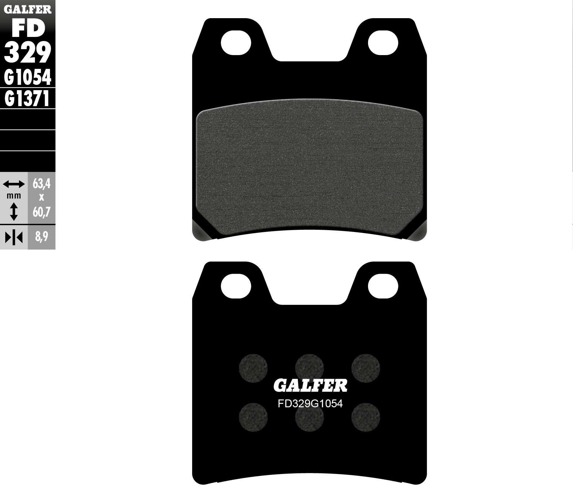 Brake pads GALFER FD329G1054 (KH348)