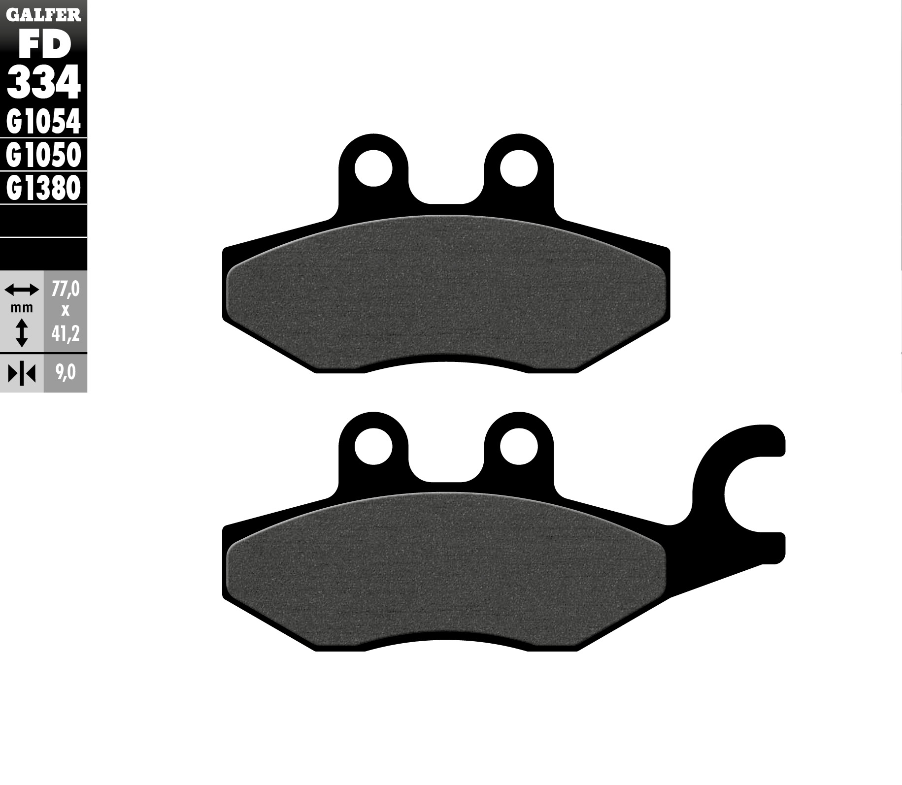 Brake pads GALFER FD334G1054 (KH418)