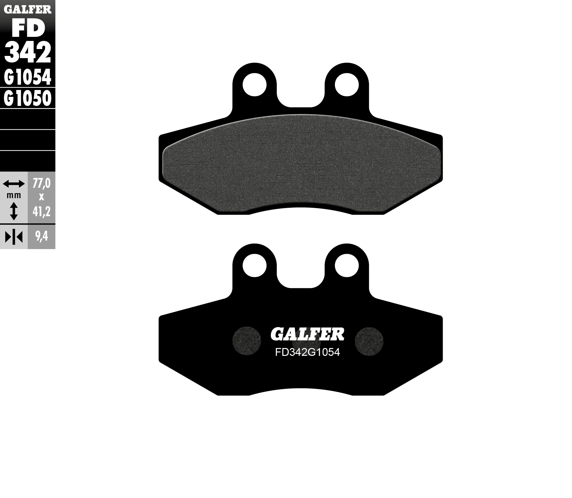 Brake pads GALFER FD342G1054 (KH393)