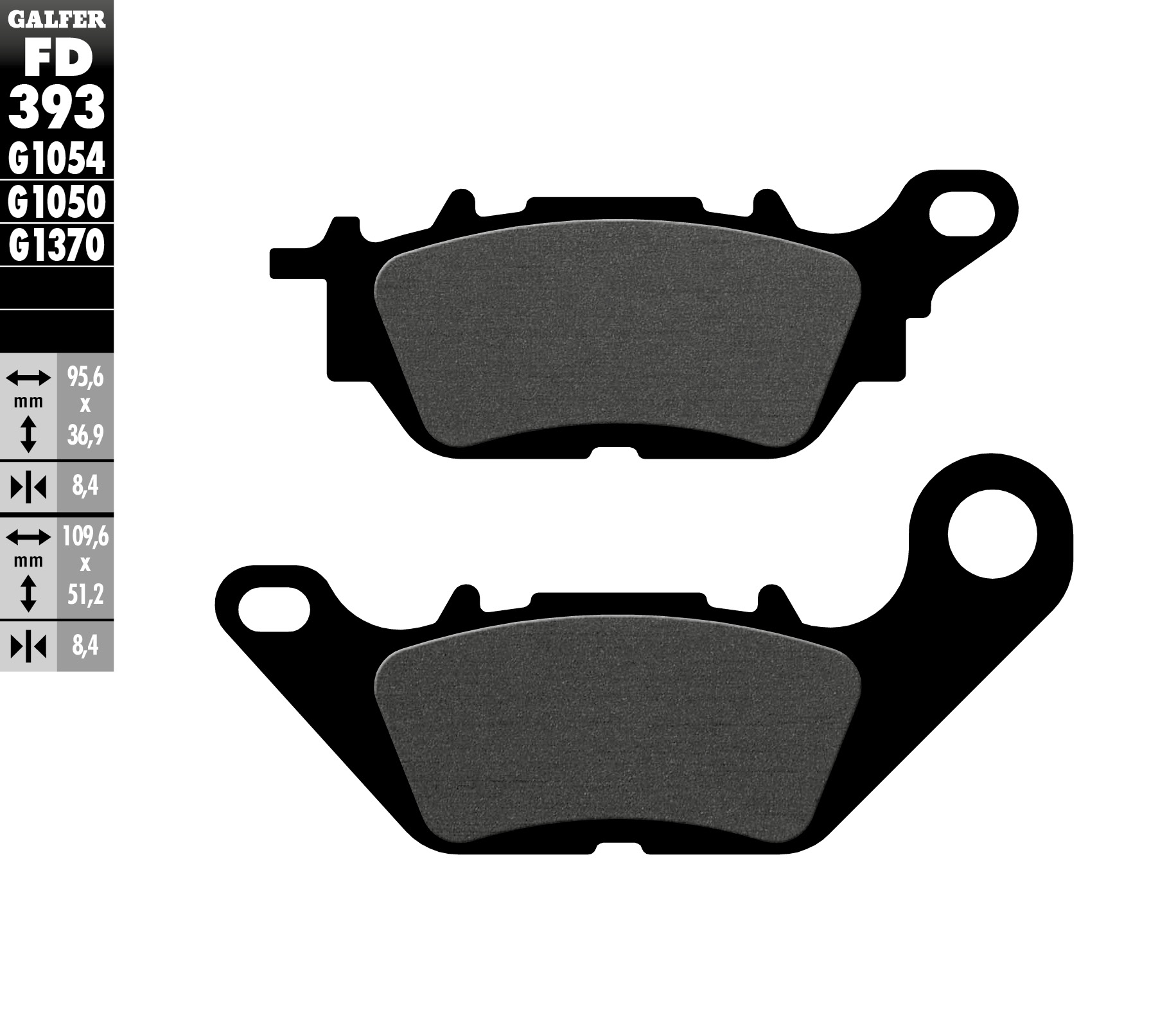 Brake pads GALFER FD393G1050 (KH464)