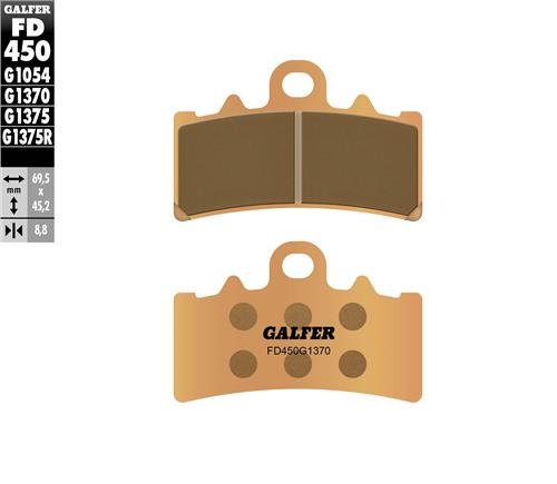 Brake pads GALFER FD450G1370 (KH606)