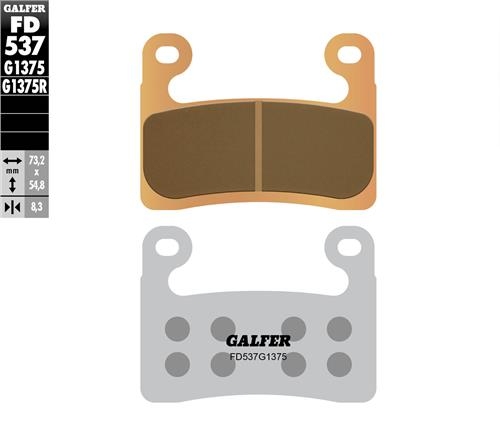 Brzdové destičky Galfer FD537G1375