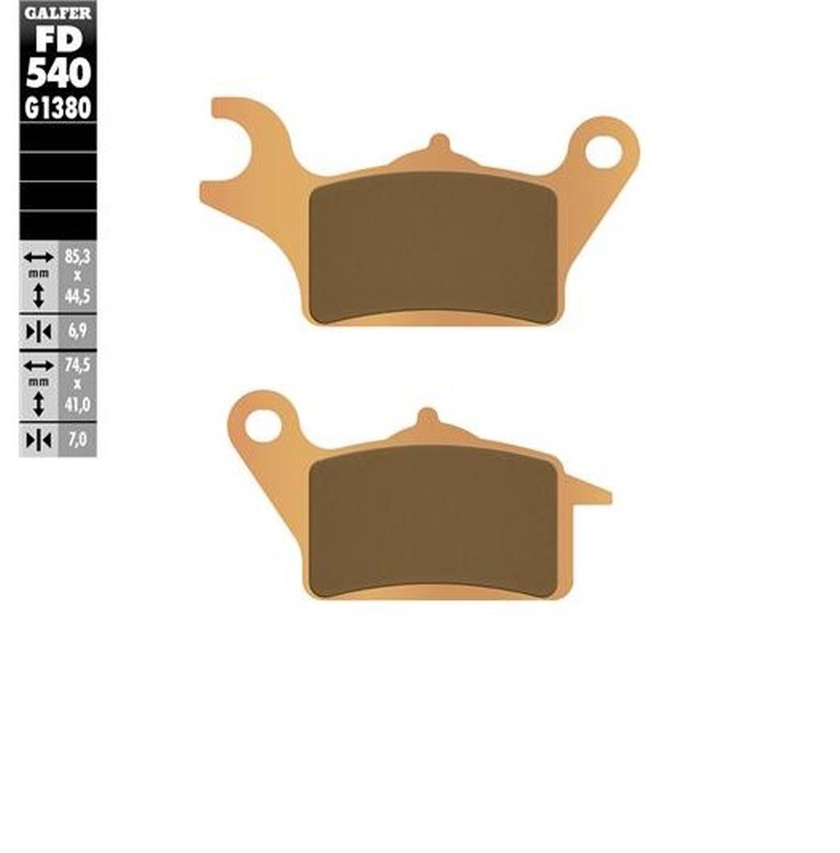 Brake pads GALFER FD540G1380
