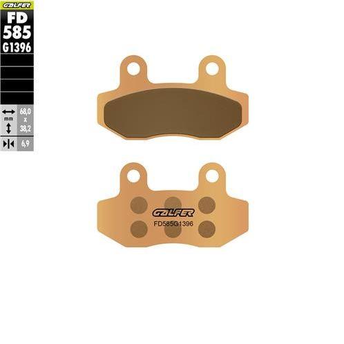 GALFER brake pads sinteredcolour gold OFF-ROAD surron 24- (FD585G1396)